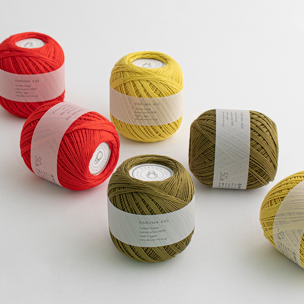 [DARUMA] 다루마 레이스 #20 (crochet thread) 50g