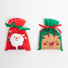 크리스마스 선물 포장 봉투(6가지 종류)